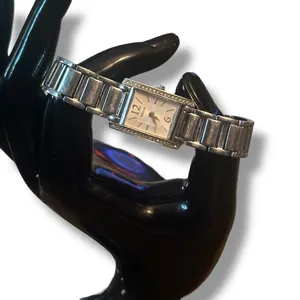 Vintage Pulsar stainless steel cubic zirconia watch thumbnail 2