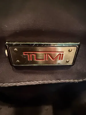 Tumi leather backpack Black thumbnail 6