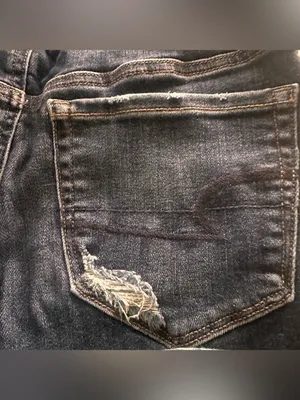 American Eagle Next Level Stretch Distressed Jean Shorts thumbnail 5