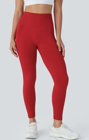 Halara Seamless Flow High Waisted Ruched 7/8 Yoga Leggings Size XL thumbnail 1