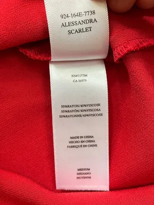 NWT Rails Alessandra Scarlet Red Satin Cowl Neck Ruched Mini Dress Sz M🧡🎀 thumbnail 13
