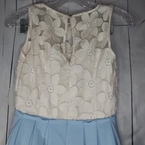 Alter'd State Lucille Eyelet Lace Cottagecore Fit And Flair Pleated Dress Size S thumbnail 9