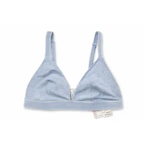 Victoria’s‎ Secret Logo Bralette M Blue Heather NWT thumbnail 6
