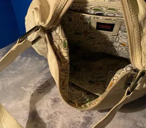 off white patent leathr Hobo International handbag thumbnail 3