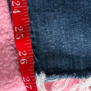 Mother Looker Ankle Fray Jeans Girl Crush‎ Dark Wash Skinny Denim 26 EUC thumbnail 6