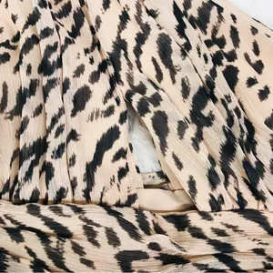 GIANNI BINI Leopard Print Maxi Dress One Shoulder Long Sleeve Party Size 0 New‎ thumbnail 11