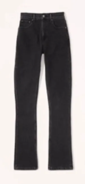 Abercrombie The High Rise Skinny with split hem thumbnail 1