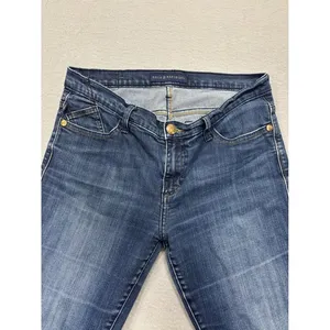 Rock & Republic Women Size 12 Bootcut Blue Jeans Medium Wash Embellished Pockets thumbnail 4