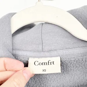 Comfrt Unisex Affirmation Collection Vol 9 Oversized Zip Up Hoodie XS Slate Blue thumbnail 5