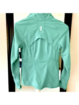 ZELLA Active Wear Teal Green Long Sleeve Jacket thumbnail 2