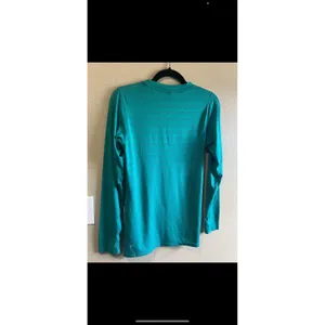 ZYIA ACTIVE Teal Chill Long Sleeve‎ T-Shirt Perforated Workout Top Size Small thumbnail 5