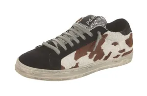 P448  Black and Brown Sneakers thumbnail 1