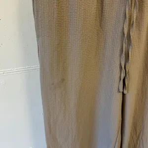 Peppermayo Crinkle Textured Wide Leg Drawstring Pants US 6 EU 38 Gray Earthy thumbnail 8