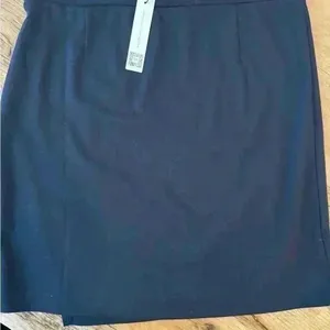 SANCTUARY Faux Wrap Mini Skirt ~ Large ~Navy ~ NWT! thumbnail 3