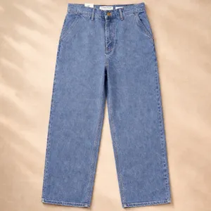 American Apparel Women Crop Wide Leg Jeans 30 Pink Tint Wash Y2K 90s‎ thumbnail 2