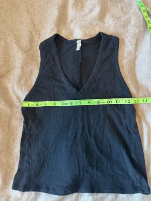 Intimately Free People Black Tank Top thumbnail 6