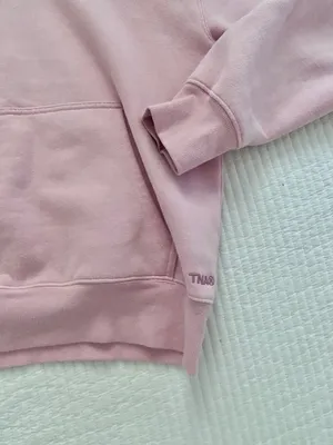 baby pastel pink TNA Aritzia hoodie thumbnail 2