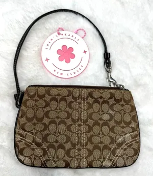 y2k Coach Brown Signature Wristlet thumbnail 1
