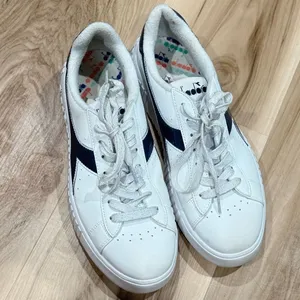 Diadora Game Step Sports Sneakers White Blue Women’s 8.5 thumbnail 4