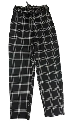 Divided H&M Plaid Paperbag Pants - Women's Size 2 thumbnail 1