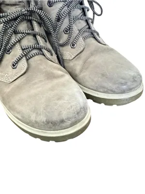 ECCO Gore-Tex Waterproof Hiking Boots Gray Leather Ankle Trail Shoes 41 US 10 thumbnail 8
