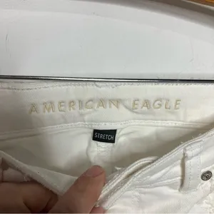 American Eagle‎ Outfitters white Mom Straight Jeans size 10 thumbnail 6