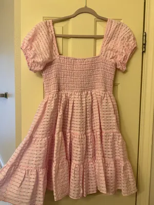 Altar'd State Dress Pink Gingham thumbnail 3