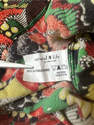 Natural Life Mia Tie-Back Maxi Dress - Orange Floral Blooms thumbnail 11