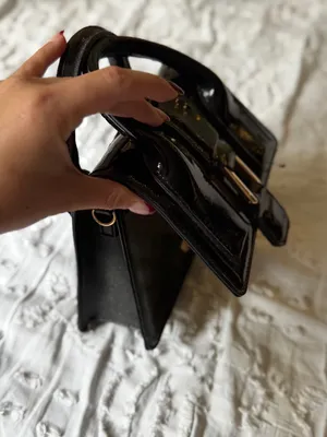 Black Patent Top-Handle Women’s Bag thumbnail 4