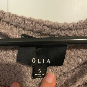 Olia Waffle Knit Long Sleeve (S) Gray thumbnail 5