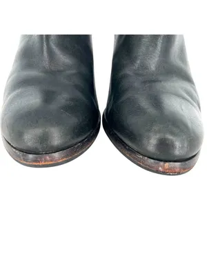 Frye Patty Artisan Zip Black Leather Ankle Boots Womens Edgy Western Size 8 thumbnail 9