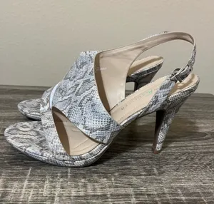 Andrew Geller Snakeskin Heels 10 thumbnail 2