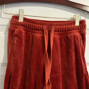 Aerie Velour Jogger Pants Rust Orange Brown Size XS thumbnail 2