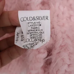 Storia Blush Pink Fuzzy Chunky Knit Toggle Cardigan Sweater thumbnail 4