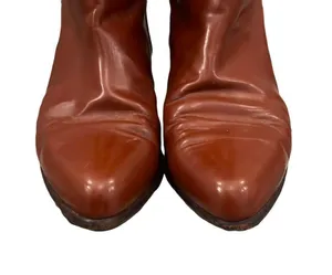 Giuliana Benetton EUC Cognac Italian Leather Knee High Riding Boots thumbnail 2