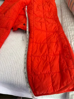 NWT FP Movement Pippa Packable Puffer Suit, Size Small, Orange Quilted Winter thumbnail 13