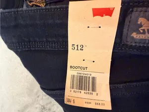 NWT Levi’s 512 Size 18W Short 512 Perfectly Shaping Bootcut Stretch Jeans Black thumbnail 13
