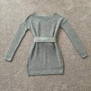 Gray sweater dress thumbnail 4