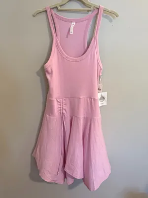 Daily Practice Half Pipe Mini Dress Pink Size M thumbnail 3