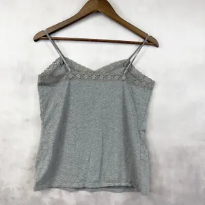 Merona Cami Tank Top Womens Medium Lace Stretch Minimal Y2K Retro Indie Layering thumbnail 5