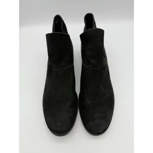 Eileen Fisher Vero Cuoio Suede Booties 6 Concert 1.5" Heel Minimal Work Travel thumbnail 3