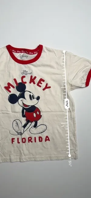 Cute Disney Mickey Mouse Florida The Original Ringer T-Shirt Size 6/7 thumbnail 4