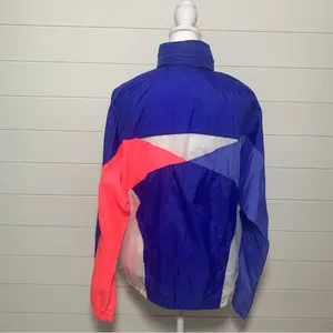 Nike Vintage Retro Jacket Color Block‎ 80s Windbreaker Track Zip Up Size M thumbnail 5