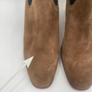 STEVE MADDEN Rhiannon Boots Size 9 Suede Leather Heeled Pull On Ankle Booties thumbnail 3