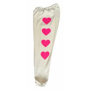 Aviator Nation x SoulCycle 4 Hearts Sweatpants Cream Women's Size Small thumbnail 2