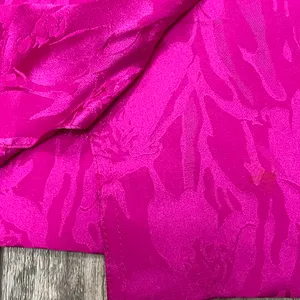 Adrianna Papell Fuchsia Pink Silk Skirt With Floral Design Size 8 thumbnail 6