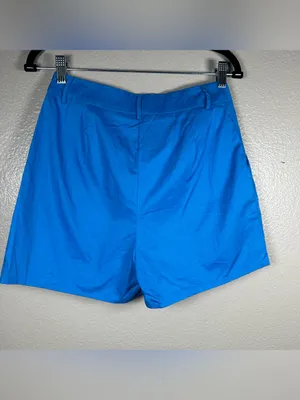 Commence Classic High-Waist Blue Women's Shorts SZ:S thumbnail 3
