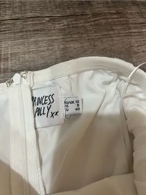 PRINCESS POLLY Rolla Romper in White thumbnail 5