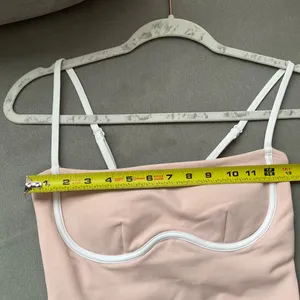 Alo Yoga Airbrush Streamlined Dress Pink Quartz/White XS thumbnail 4