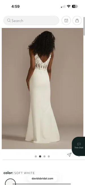 David’s Bridal Wedding Dress thumbnail 2
